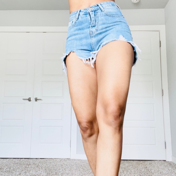 Denim Summer Shorts - Picture 4 of 8